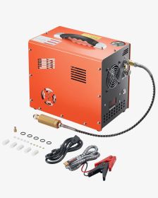 PCP Air Compressor, 4500PSI/30Mpa PCP Airgun Compressor with Built-in Converter & Fan Cooling System