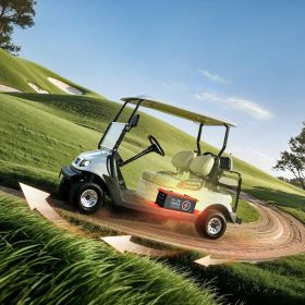 Lithium Battery with 20A Charger and Golf Cart Lithium Battery With 20A Charger And Touch Monitor (Option: Multicolor)